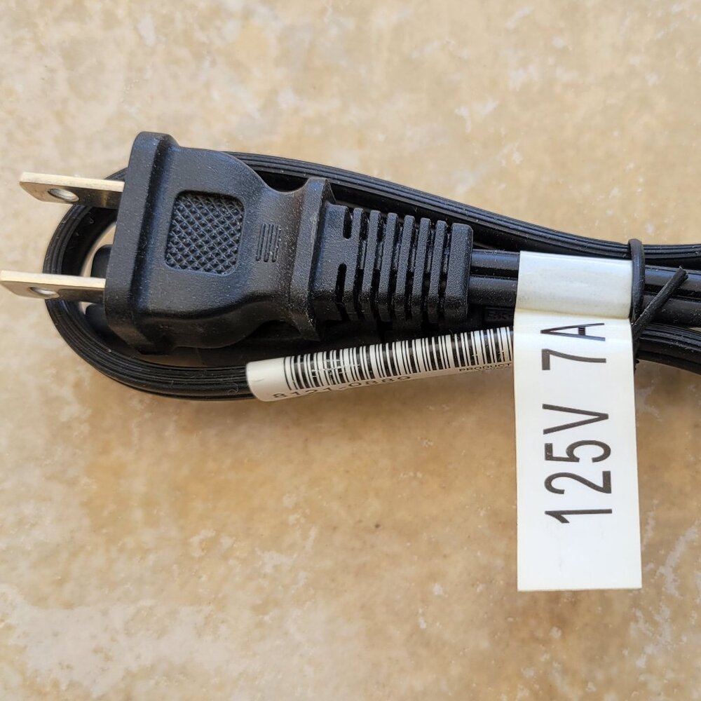 2-Prong AC Power Cord Cable, 8121-0889 for HP Laptop Printer